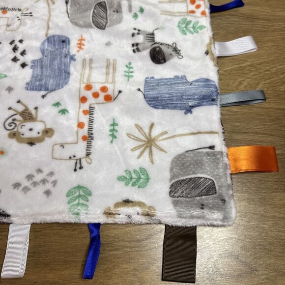 Lot 2 Carters Sloth Lovey Taggie Blankie Security Plush Baby Toy infant crib - Picture 8 of 13